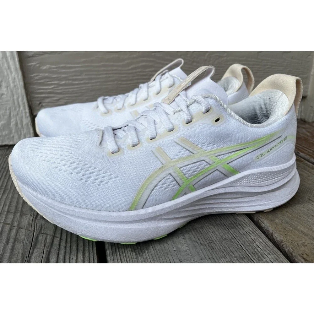 Asics Gel-Kayano 32 Women's 8.5 Running Shoes 1012B838 White/Seashell